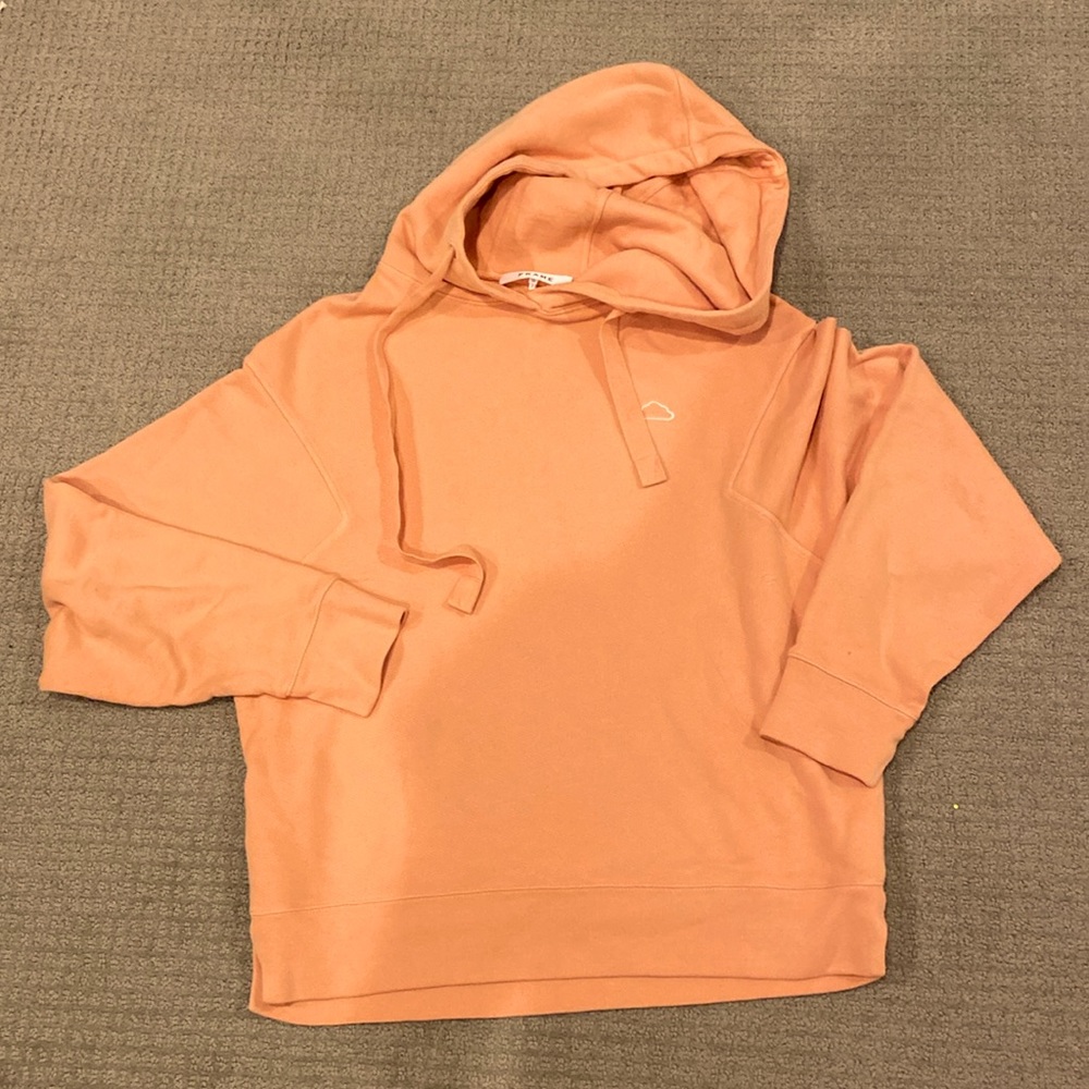 Frame peach hoodie.  Size XS.